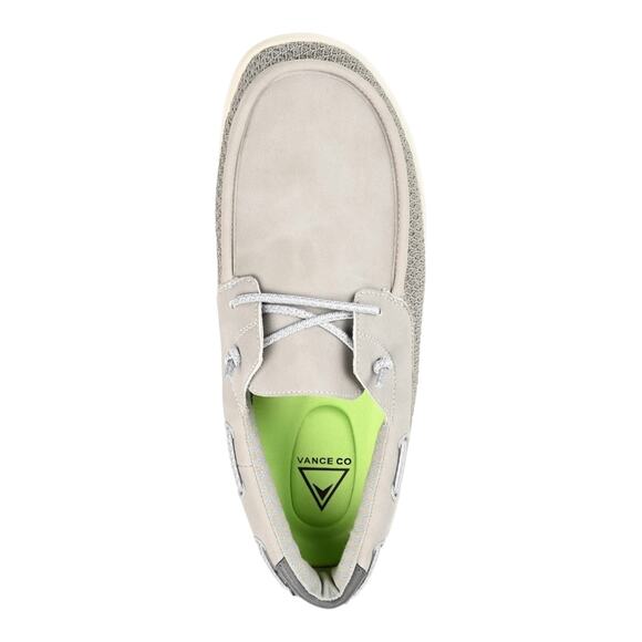 Vance Co Men\'s Carlton Casual Slip On Boat Shoe Sneakers Gray Size 10 1/2